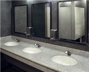 Dsp Corian Platinum Solid Surface Commercial Bath Top
