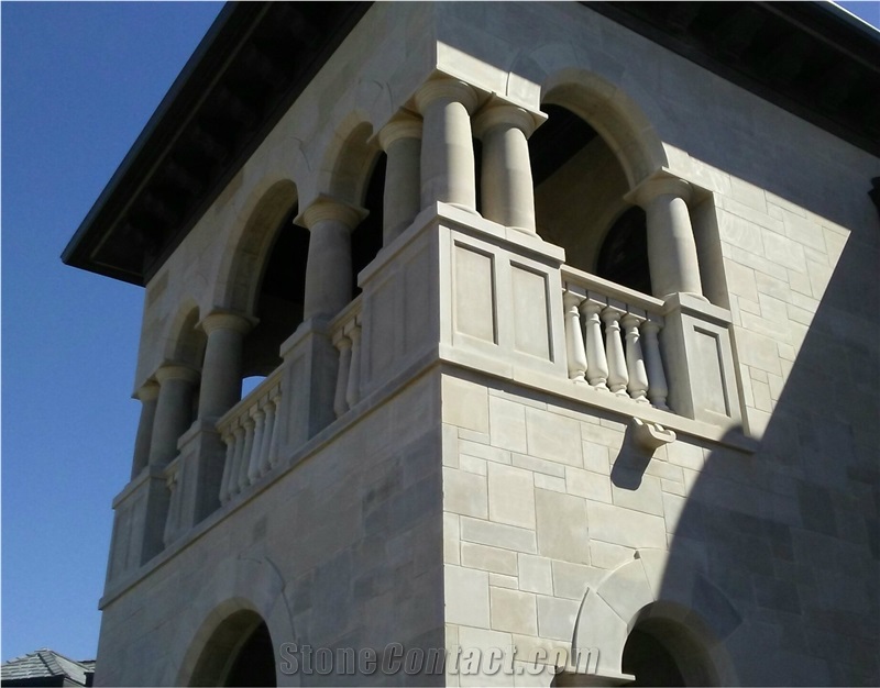 Limestone Balusters, Railing Capital-Stoneworks