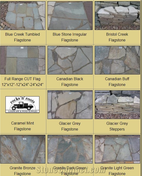 Grey Slate Flagstone - Wallstone- Steppers