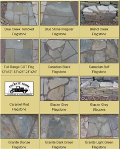 Grey Slate Flagstone - Wallstone- Steppers