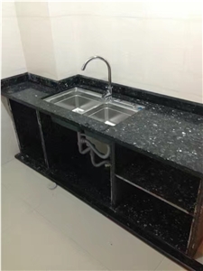 New Emerald Pearl Granite Slabs & Tiles, Norway Green Granite