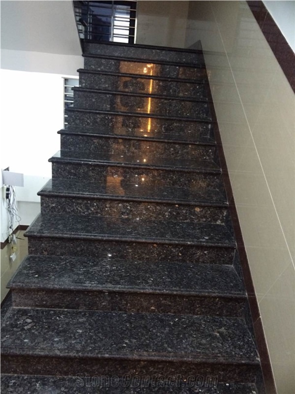 New Emerald Pearl Granite Slabs & Tiles, Norway Green Granite