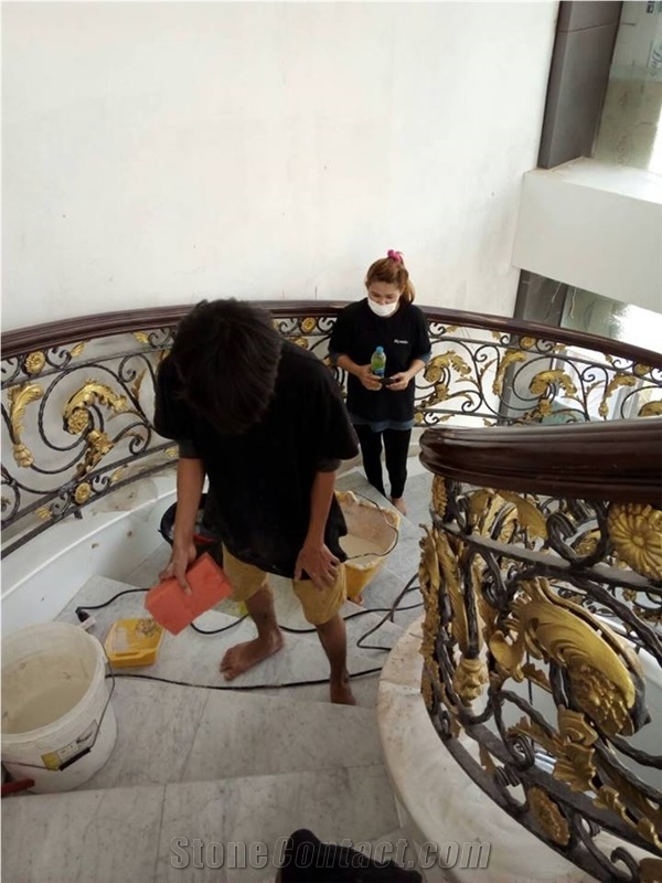 Polishing Granite, Marble Surfaces