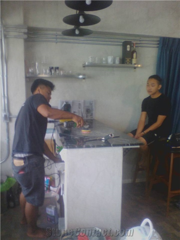 Polishing Granite, Marble Surfaces