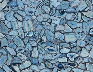Turquoise Blue Agate Wild Semiprecious Stone