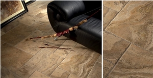Noce Travertine French Pattern