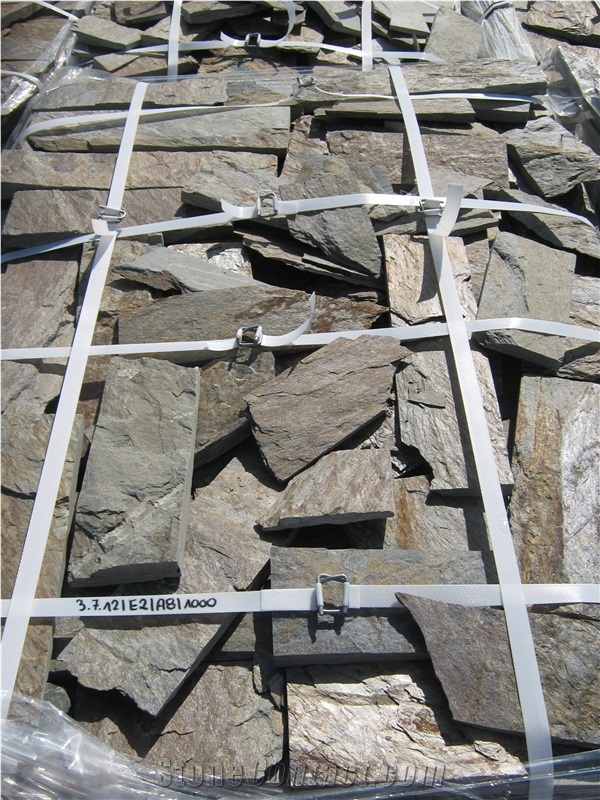 Lupek Szaroglazowy /Elewacja Eko Slate for Garden Wall