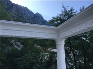 Maljat Limestone Carved Column