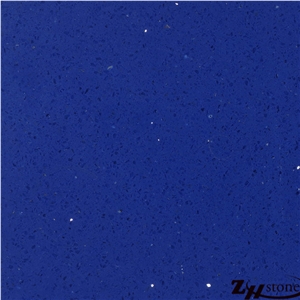 Good Quality Polished Spark Blue Zh170213-2quartz Stone Tiles/ Quartz Stone Slabs/ Engineered Stone/ Quartz Stone Floorting/ Engineered Stone Walling.