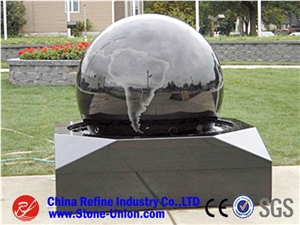 Grey Exterior Garden Fountains and Water Features,Floating Ball Fountains and Spheres Factory Sale