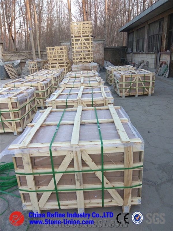 Light Grey Granite Culture Stone Veneer, Flat Stacked Panels, Chinese Black Culture Stone Tiles for Wall Paving
