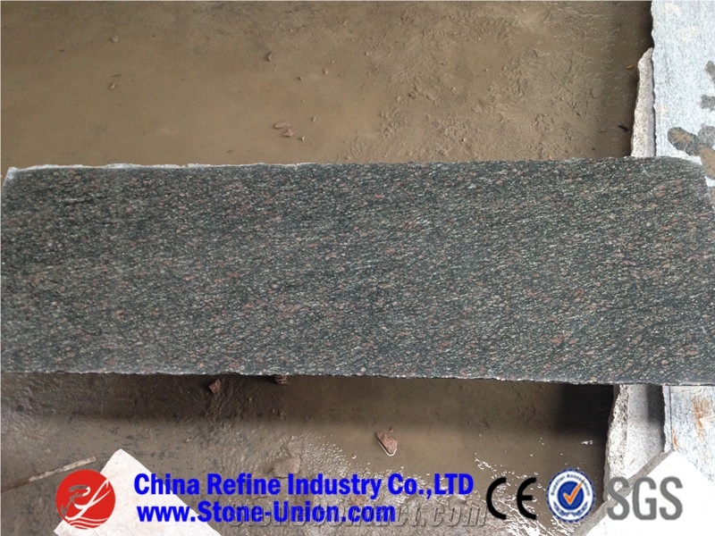 Peacock Green Granite,G5129,Erlangshan Congque Lue,Erlangshan Kongque Lue,Erlangshan Peacock Green,Green Peacock Granite,Green Granite