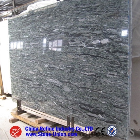 Sea Wave Green Granite,China Sea Wave Granite,Yunnan Green Granite,Wave Green Granite,Sewweed Green Granite,Verde Nuvolato Granite,Wave Multicolor Green Granite,Green Sea Wave Granite