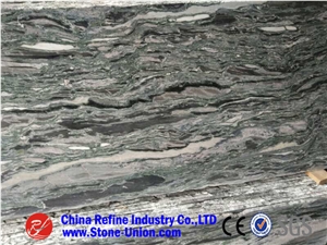 Sea Wave Green Granite,China Sea Wave Granite,Yunnan Green Granite,Wave Green Granite,Sewweed Green Granite,Verde Nuvolato Granite,Wave Multicolor Green Granite,Green Sea Wave Granite