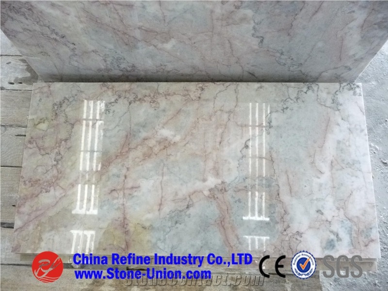Syan Red Cream Marble, Pink Chinese Marble Tiles & Slabs,Marble Skirting,Marble Wall Covering Tiles,Marble Floor Covering Tiles