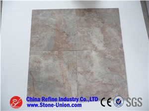Syan Red Cream Marble, Pink Chinese Marble Tiles & Slabs,Marble Skirting,Marble Wall Covering Tiles,Marble Floor Covering Tiles
