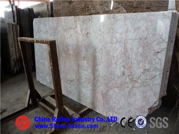 Syan Red Cream Marble, Pink Chinese Marble Tiles & Slabs,Marble Skirting,Marble Wall Covering Tiles,Marble Floor Covering Tiles