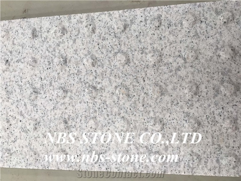 Blind Stone,Tactile Slabs, Light Grey, China Granite Blind Paving Stone, Road Pavers, Walkway, Exterior Pattern Flooring, Natural Building Stone Outdoor Use