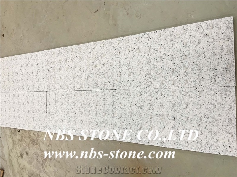 Blind Stone,Tactile Slabs, Light Grey, China Granite Blind Paving Stone, Road Pavers, Walkway, Exterior Pattern Flooring, Natural Building Stone Outdoor Use