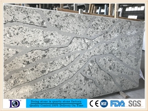2cm Engineered Quartz Stone,3cm Solid Surfaces Quartz,Multicolor Engineered Quartz Stone Slabs,Coarse Grain Quartz Stone,A Quality Quartz Stone7401