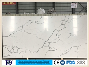 Calacatta Engineered Stone, Coarse Grain Calacatta Quartz Stone, 2cm Calacatta Quartz Slabs, 3cm Calacatta Solid Surfaces Slabs7430