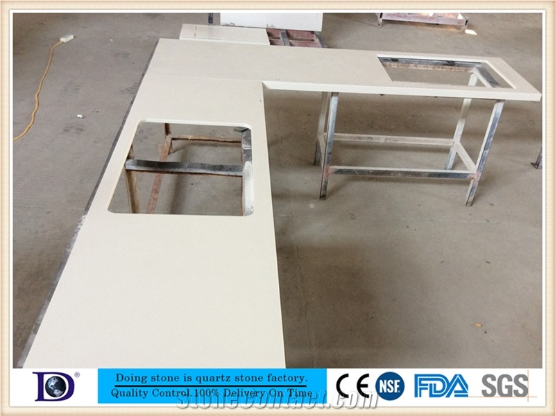 Pure White Quartz Kitchen Countertop Factory,2cm White Backsplash Quartz,A Quality White Quartz Slabs for Kitchen Island Top,2cm Polished Solid Surface Quartz Stone Kitchen Bartop