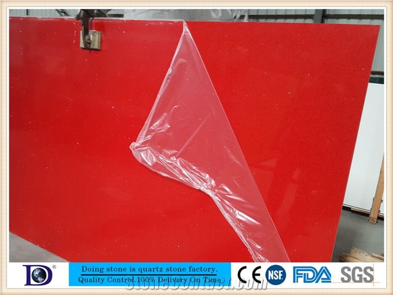 Red Galaxy Quartz Stone,2cm Polished Quartz Slabs,3cm Engineered Quartz Slabs in Usa,A Quality Quartz Slabs 7630
