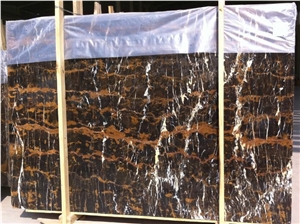 Black&Gold, Marble Tiles & Slabs, Marble Skirting, Marble Wall and Floor Covering Tiles, Pakistan Black Marble