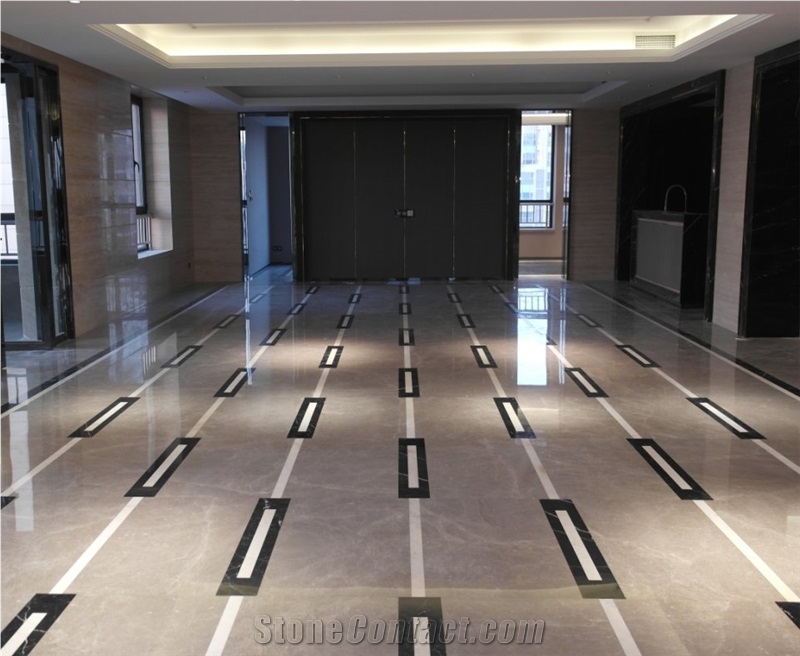Dora Cloud Grey, Marble Tiles & Slabs, Marble Wall and Floor Covering Tiles, France Grey Marble