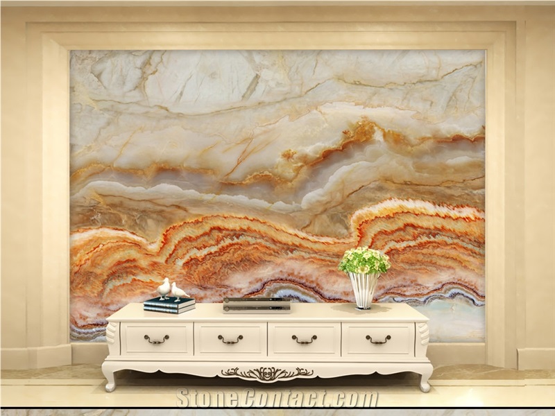 Dragon Onyx, Onyx Tiles & Slabs, Onyx Floor and Wall Tiles, Mexico Multicolor Onyx