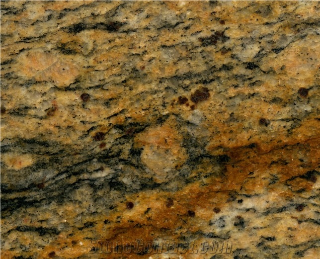 Dreamlike Golden, Granite Wall Covering, Granite Floor Covering, Granite Tiles & Slabs, Granite Flooring, India Yellow Granite