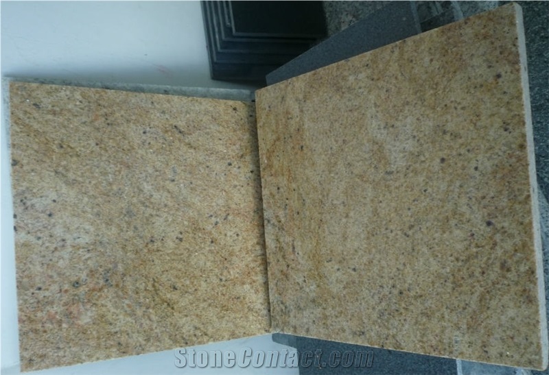 Kashmir Gold, Granite Wall Covering, Granite Floor Covering, Granite Tiles & Slabs, Granite Floor Tiles, India Yellow Granite