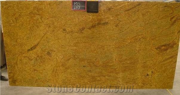Madura Gold, Granite Tiles & Slabs, Granite Wall and Floor Covering, Granite Skirting, India Yellow Granite