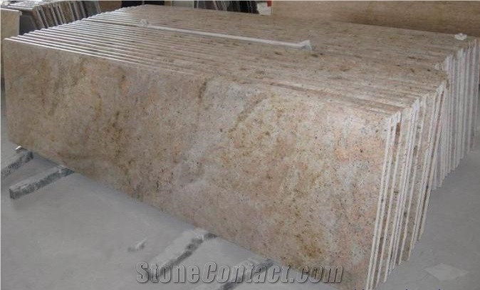 Madura Gold, Granite Tiles & Slabs, Granite Wall and Floor Covering, Granite Skirting, India Yellow Granite