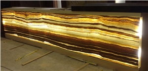 Wood Grain Onyx, Bamboo Onyx, Onyx Tiles & Slabs, Onyx Floor and Wall Tiles, Pakistan Multicolor Onyx