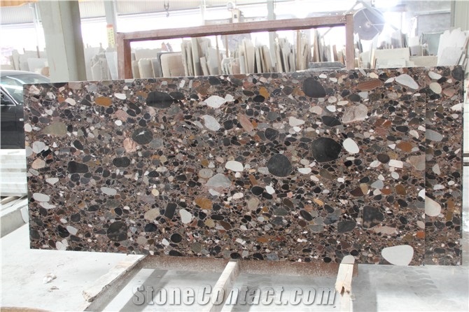Brown Color China Palladio Granite Slabs & Tiles