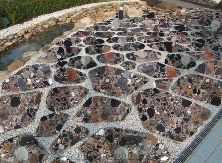 Brown Color China Palladio Granite Slabs & Tiles