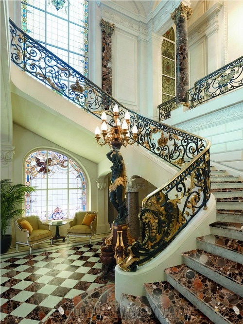 Brown Color China Palladio Granite Slabs & Tiles
