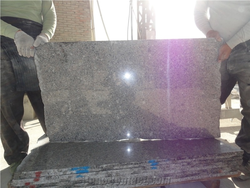Cheap Chinese Granite Ice Grey/Pearl Blue Granite Stripes & Cut to Sizes