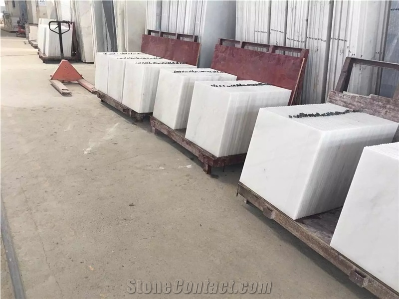 China Mugla White Marble Big Slabs & Project Tiles