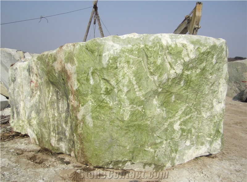 Chinese Natural Green Marble /Ming Green Marble Big Slabs