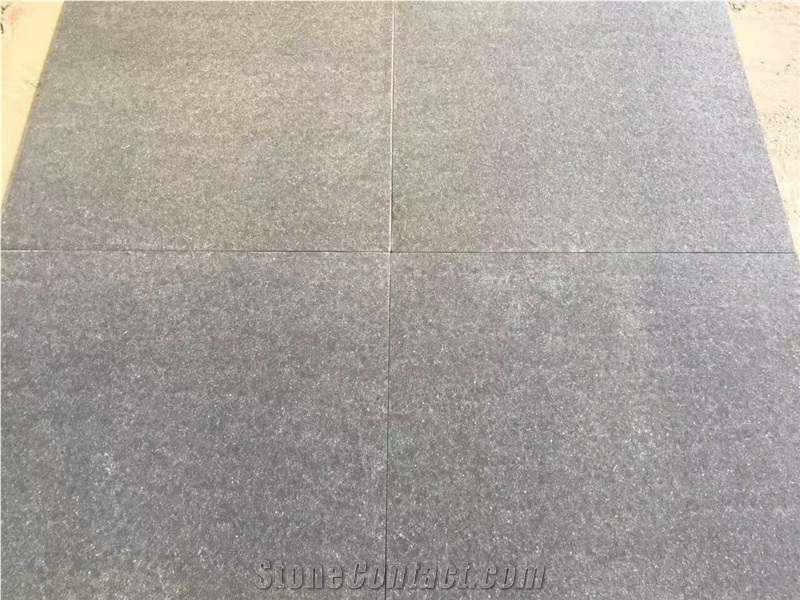 Chinese New G684 Granite Slabs &Tiles China Black Granite Honed & Flamed Finishing/ Special Shape Tiles/ Stripes/Project Tiles