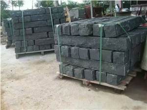 Hainan Black Basalt/Dark Grey Basalt Honed Tile Machine Cut Slab Panel for Swimming Pool Deck Surround Paving,Exterior Stepping Garden Stone