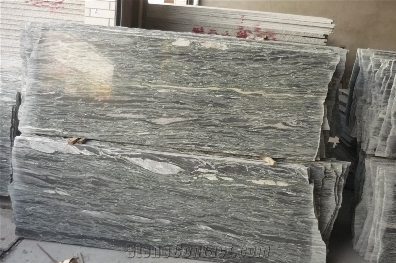 Sea Wave Green Granite Slabs & Tiles