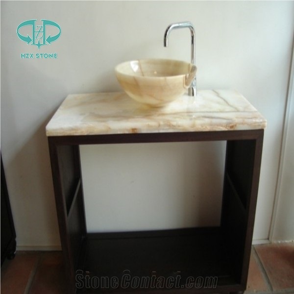 Beige Onyx Sink, China Basins Yellow Onyx Vessel Sinks, Wholesale Sinks,Distributed Basins,Rosin Crystal Yellow Farm Basins, Factory Nature Stone Sinks, Manufactured Cheap Square Wash Basins