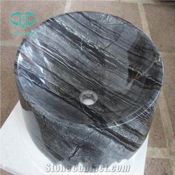 Beige Travertine Sinks, Kitchen Sinks, Wash Basin and Bathroom Sink/Round Wash Basin and Bathroom Sink/ Washbasin / Bathroom Sink