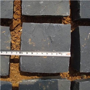 Black Basalt / Andesite Cobble Stone, Natural Split Cube Stones, Paving Stone for Driveway,Patio,Garden,Road,Terrace,Walkway Pavers