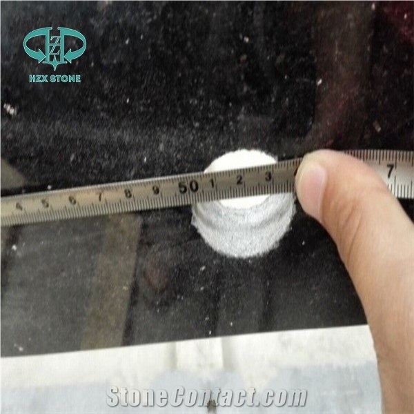 Black Galaxy Bathroom Countertops, Star Galaxy Vanity Top, Table Tops, Granite Bath Top