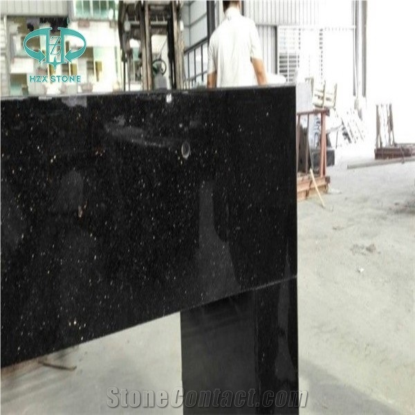 Black Galaxy Bathroom Countertops, Star Galaxy Vanity Top, Table Tops, Granite Bath Top