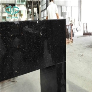 Black Galaxy Bathroom Countertops, Star Galaxy Vanity Top, Table Tops, Granite Bath Top
